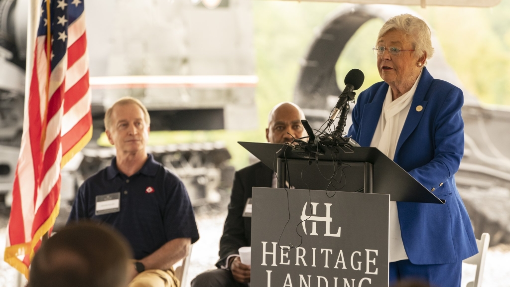 Ivey visits mining site turned development project in Walker County